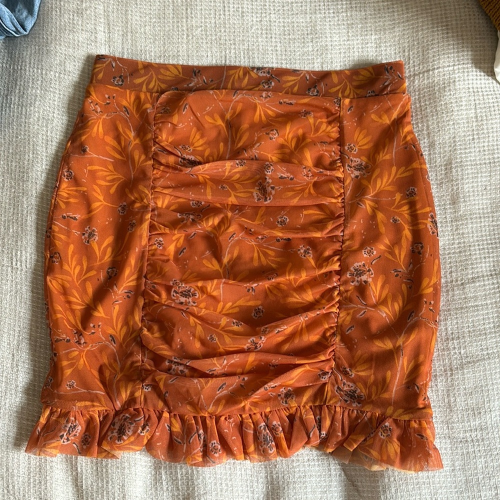 Free People Floral Skirt